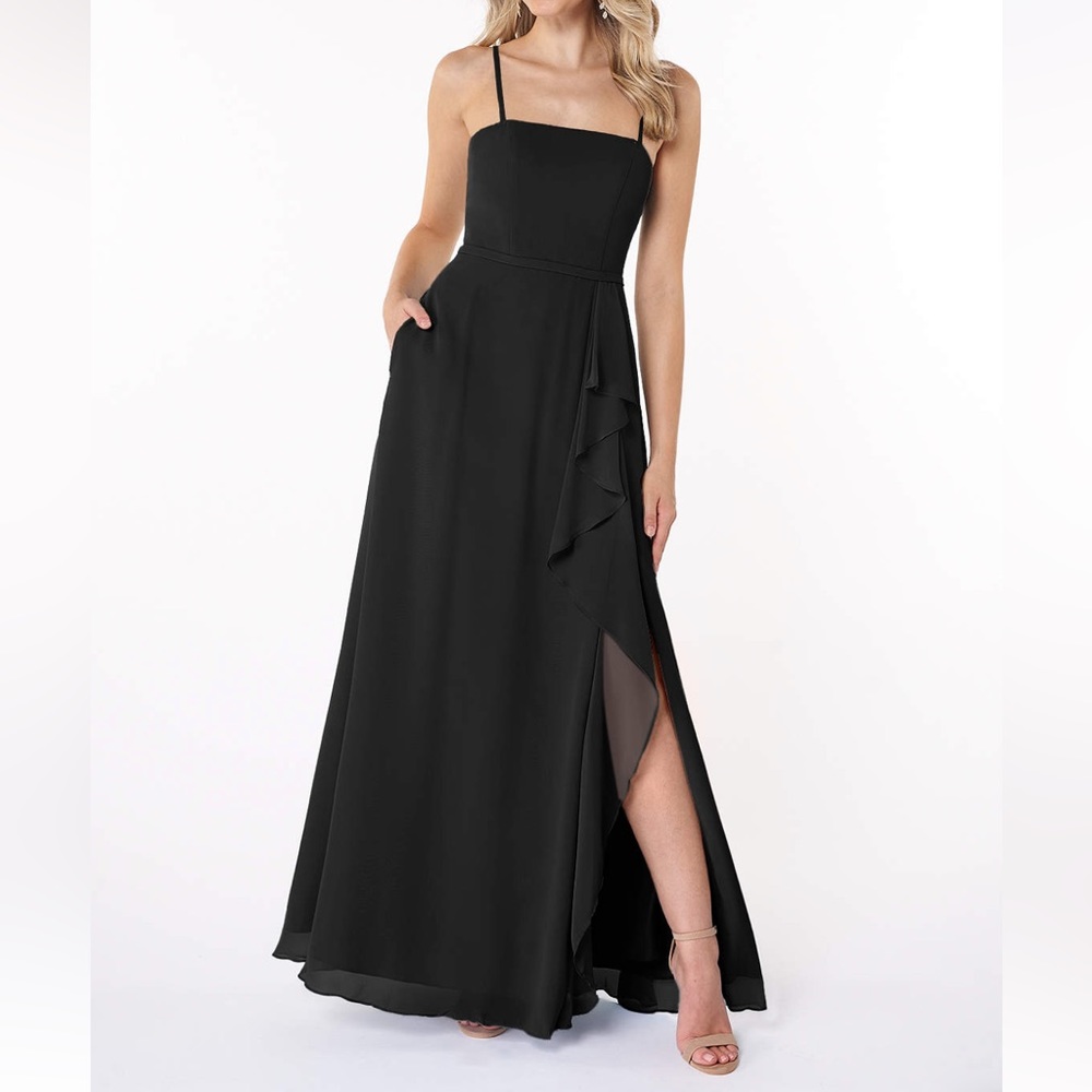 Black Azazie Kaylee Bridesmaid Dresses | Azazie